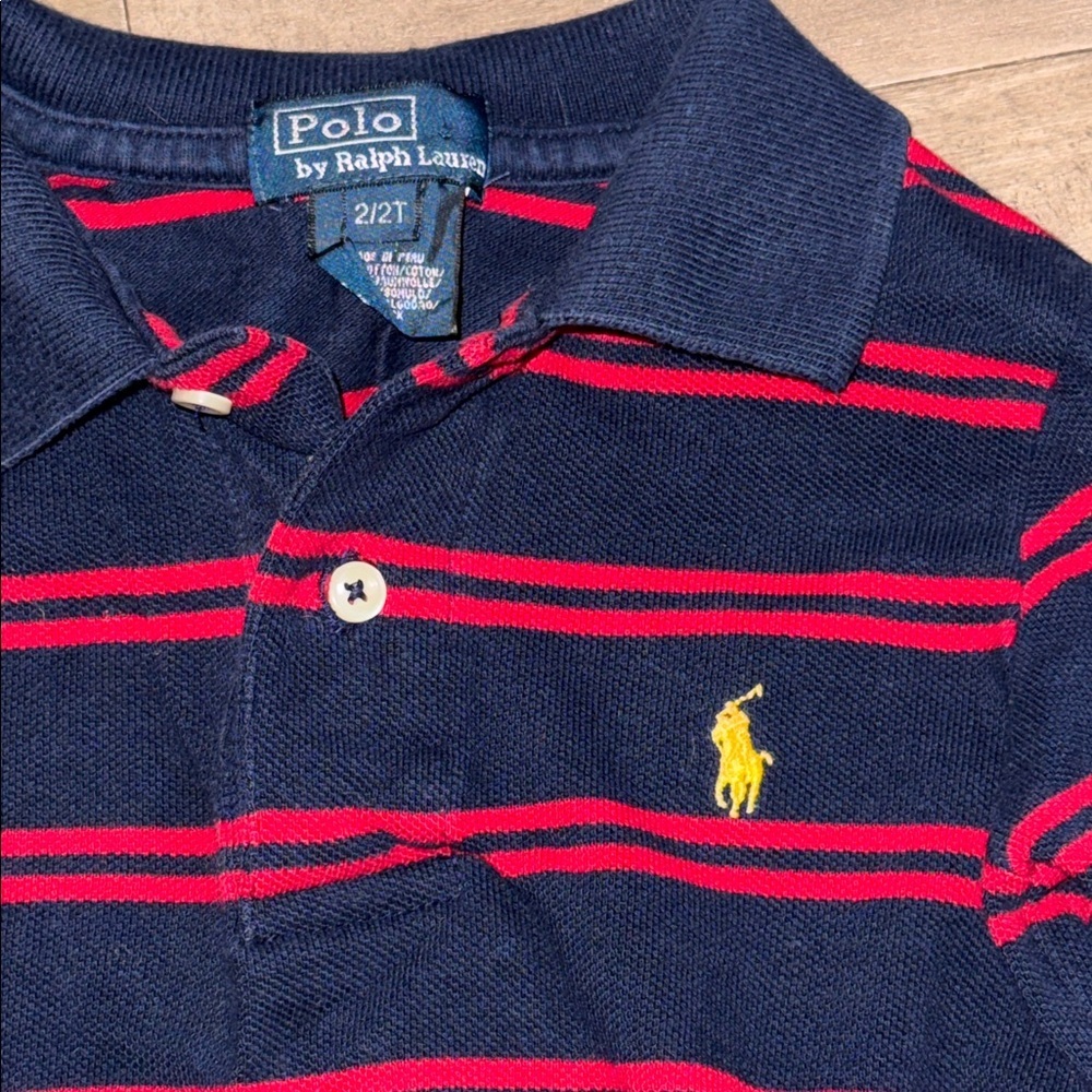 Polo Ralph Lauren Long Sleeve Polo Shirt SZ 2T - Picture 2 of 4